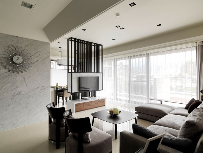 台北优雅简约的现代公寓设计