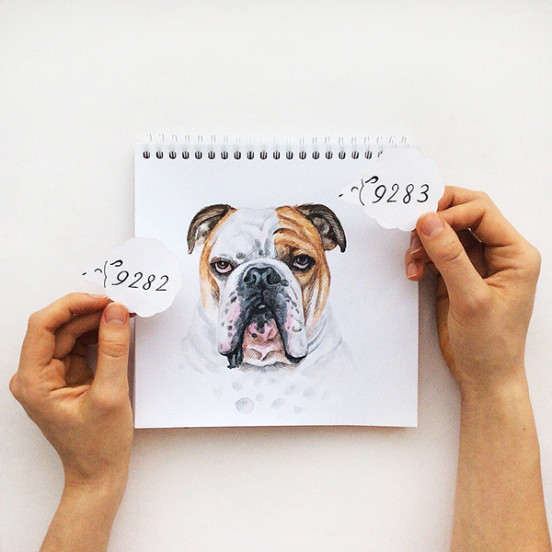 和画中的狗狗逗乐:Valerie Susik有趣的狗狗插画