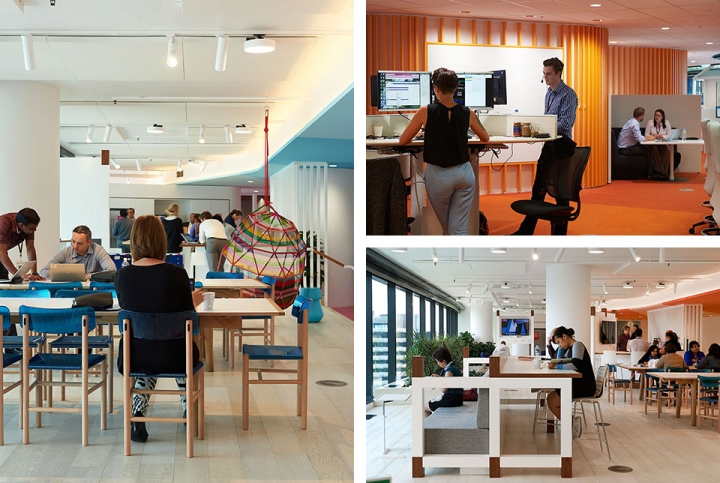 私人健康保险公司Medibank时尚彩色办公空间设计