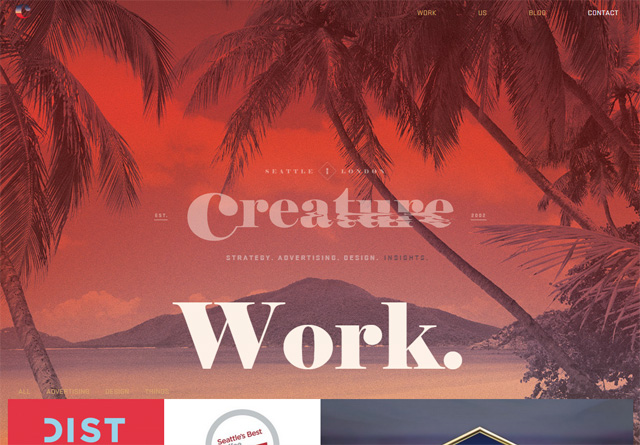 50个设计师作品展示网站设计