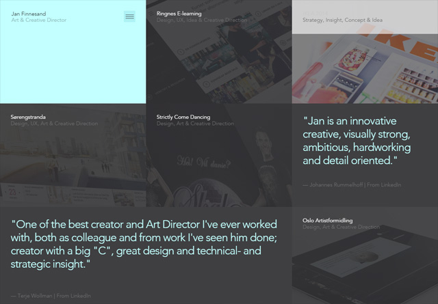 50个设计师作品展示网站设计