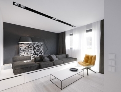 巧妙的空间利用:50平米小公寓设计