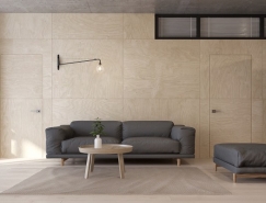 俄罗斯95平米极简风格公寓设计