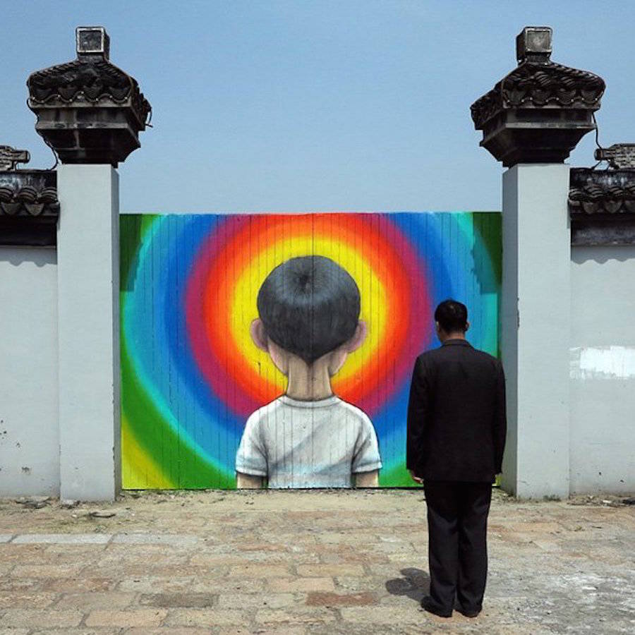 法国街头艺术家Seth Globepainter惊人的街头涂鸦作品