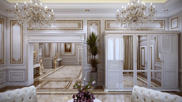 5个法国古典奢华宫廷风格住宅设计