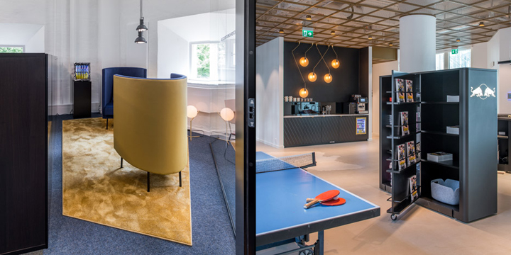 红牛饮料(Red Bull)斯德哥尔摩办公室设计