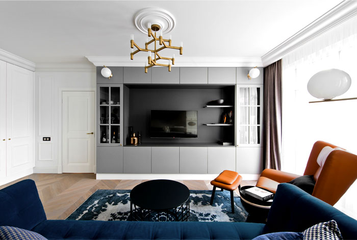 立陶宛优雅精致的现代公寓设计