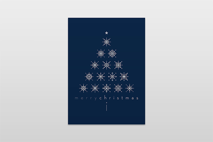 40个漂亮的国外圣诞卡片设计
