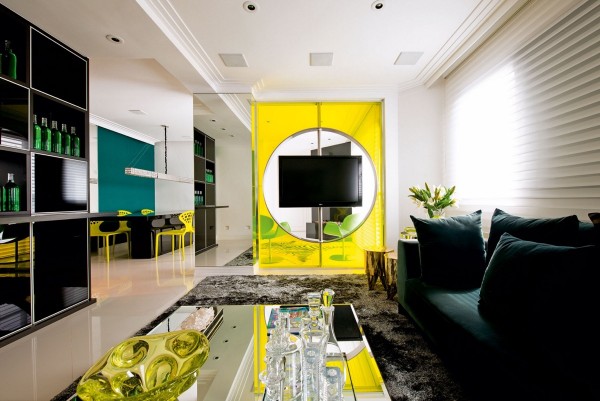 家居设计中黄色点缀的案例欣赏
