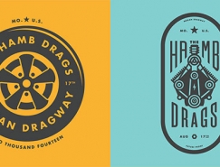 Allan Peters复古风格logo设计