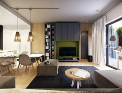 开放式空间的现代极简风格装修设计