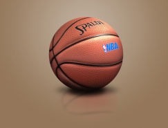 Photoshop製作一個逼真的籃球
