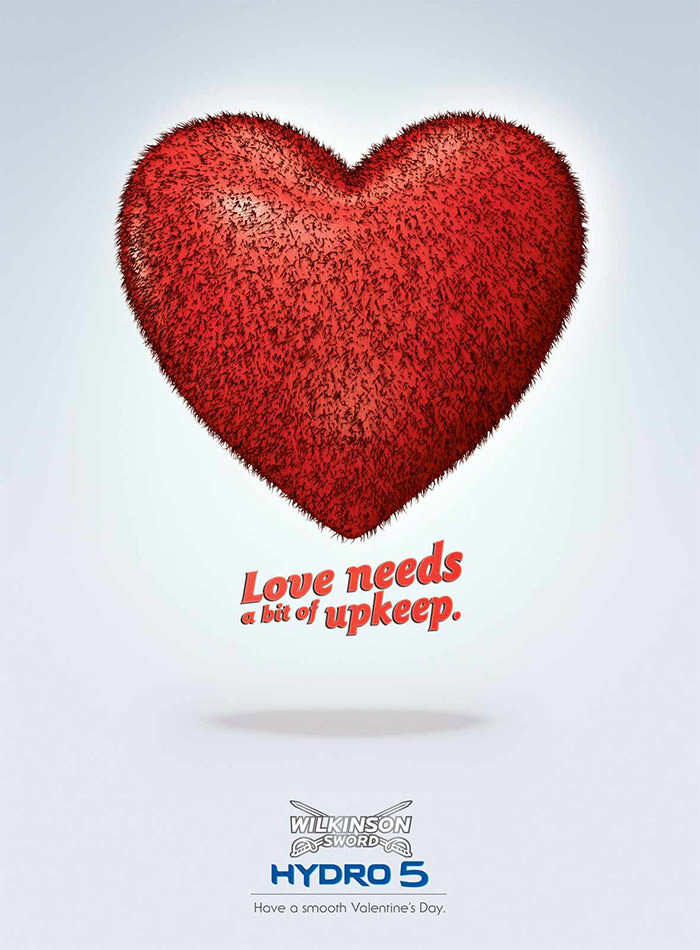 20个情人节创意广告设计
