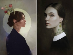 Krisztian Tejfel漂亮的女性肖像插畫