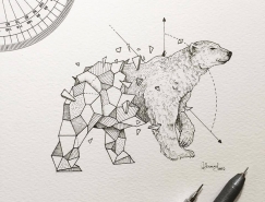 几何图形和动物融合:Kerby Ro