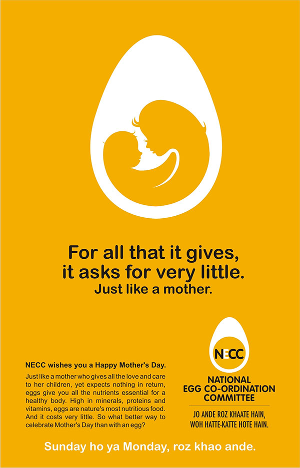 18个国外母亲节创意平面广告设计