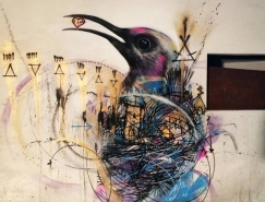 L7m鳥的街頭塗鴉藝術