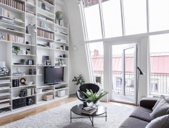 哥德堡96平北欧风格复式装修设计