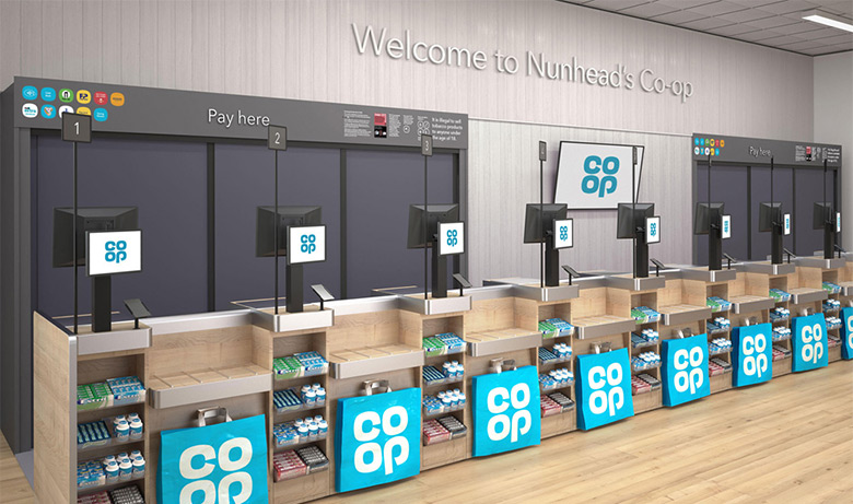 英国著名连锁超市Co-op更换新LOGO