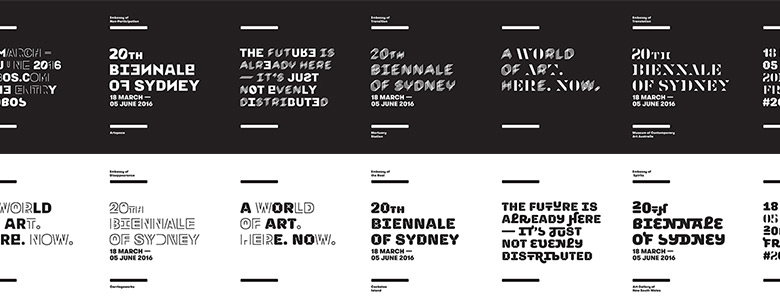 第20届悉尼双年展视觉形象设计