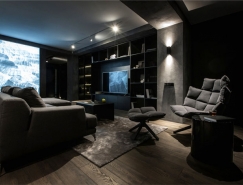 神秘的暮光气氛:时尚潮流风格公寓装修设计