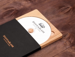 Shave & Blade理发店品牌视觉设计