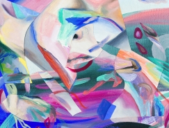 Andrea Castro抽象的肖像油画欣赏