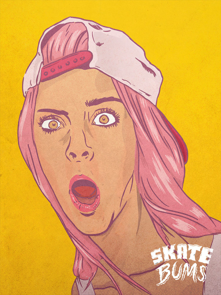 Skate Bums:游戏角色人物插画设计