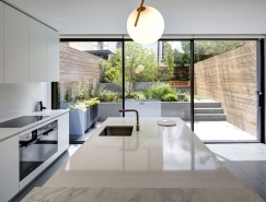 幽靜的庭院與時尚氣息的現代簡約住宅設計
