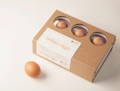 精致極簡風格的雞蛋包裝設計
