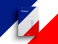2016歐洲杯極簡風格海報設計