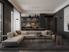 6个暗黑色调家居装修设计