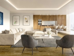 木制品和灰色系的简约风格家居装修设计