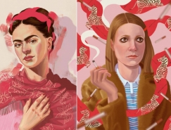 German Gonzalez肖像插画作品