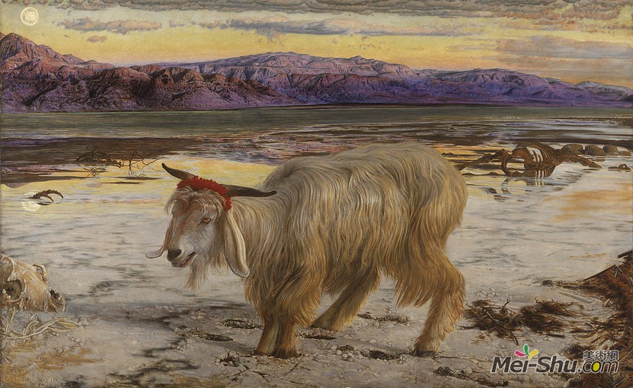 威廉·霍爾曼·亨特William Holman Hunt作品 替罪羊