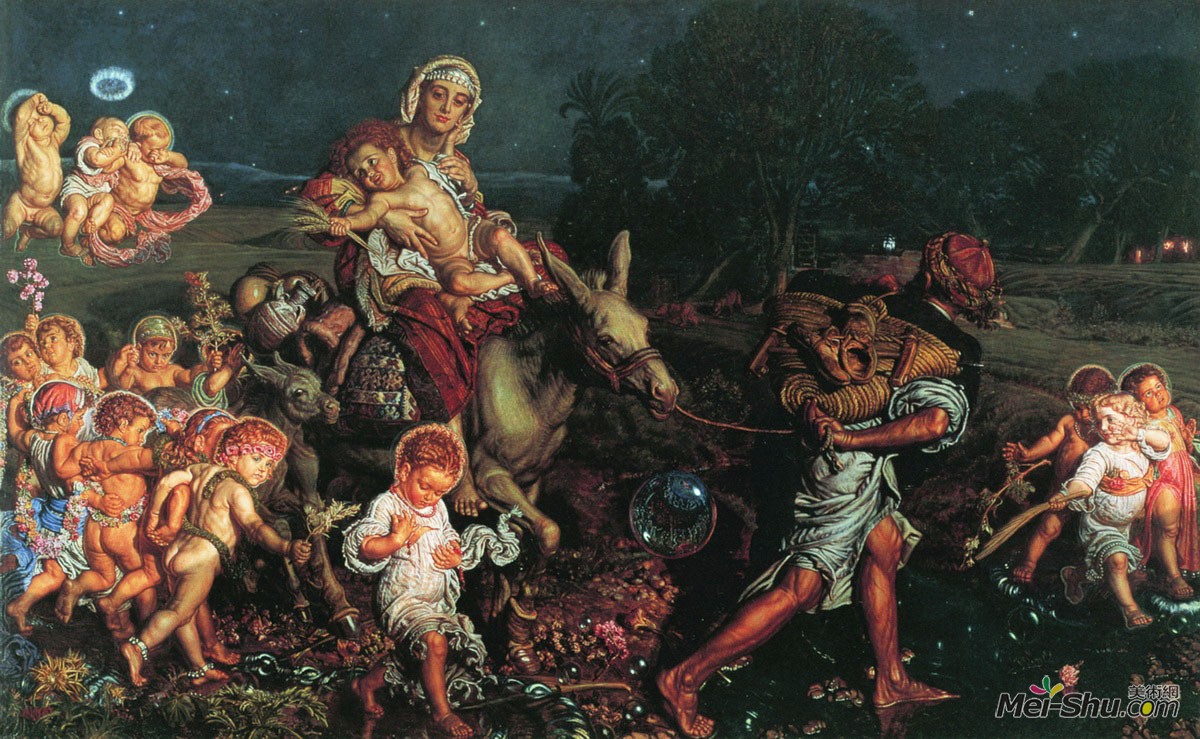 威廉·霍爾曼·亨特William Holman Hunt作品 天真的凱旋(The Triumph of the Innocents)