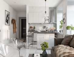 3个北欧简约风格一居室装修设计