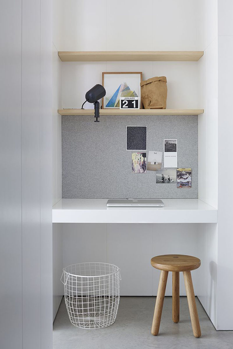 小空间的高效利用 创造一个家庭办公区