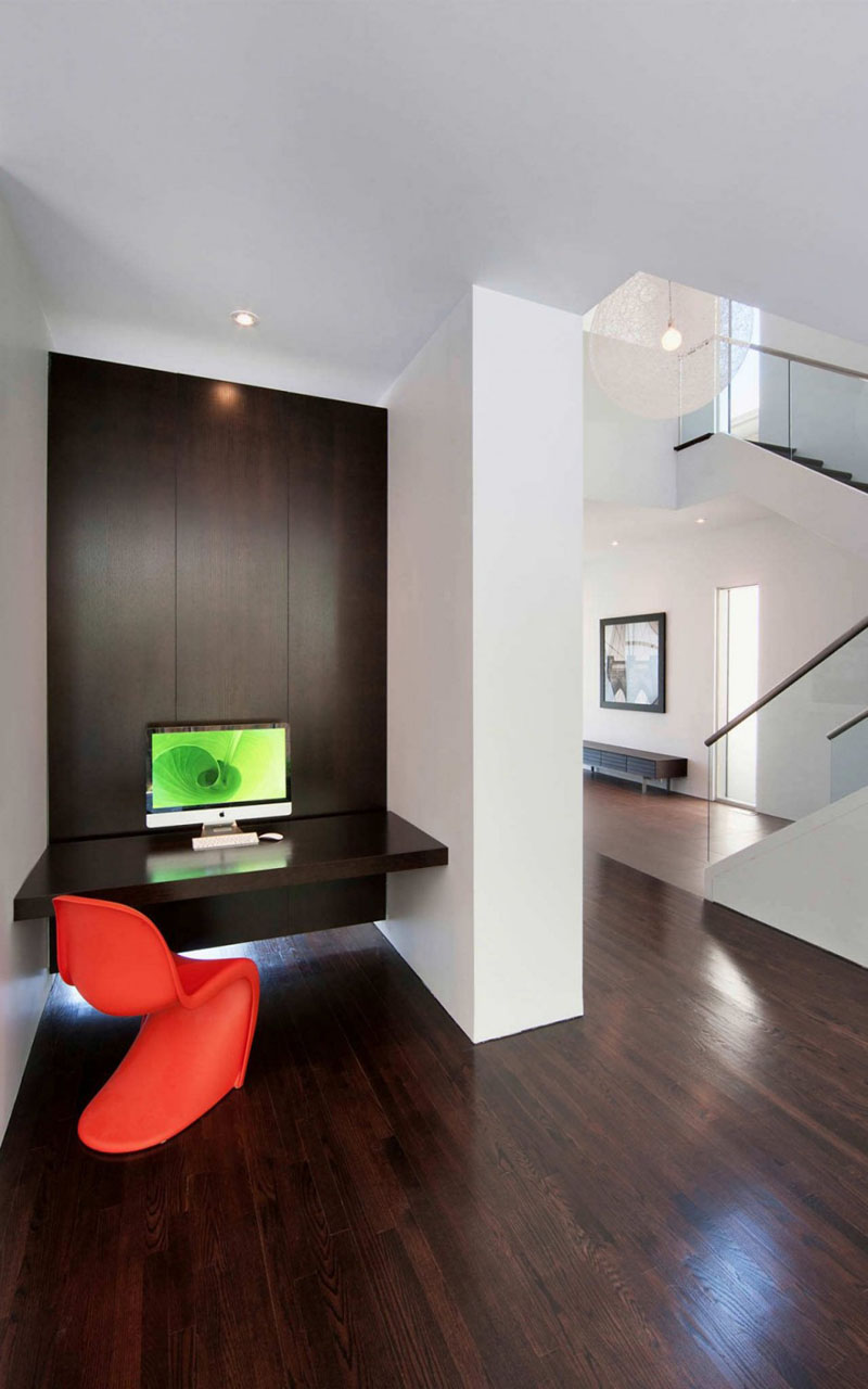 小空间的高效利用 创造一个家庭办公区