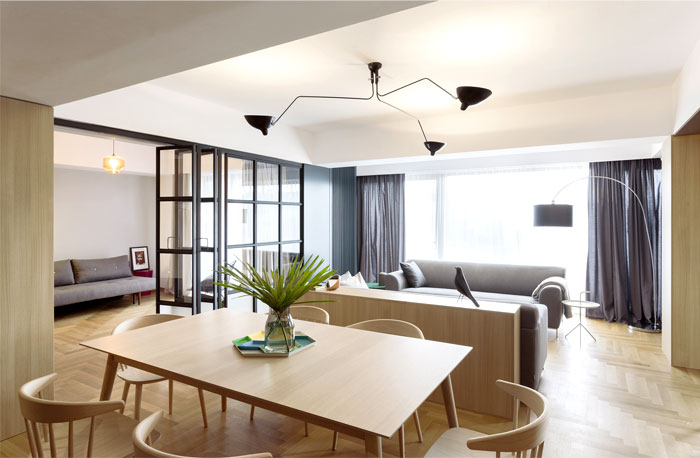 布加勒斯特清新现代风格的公寓设计