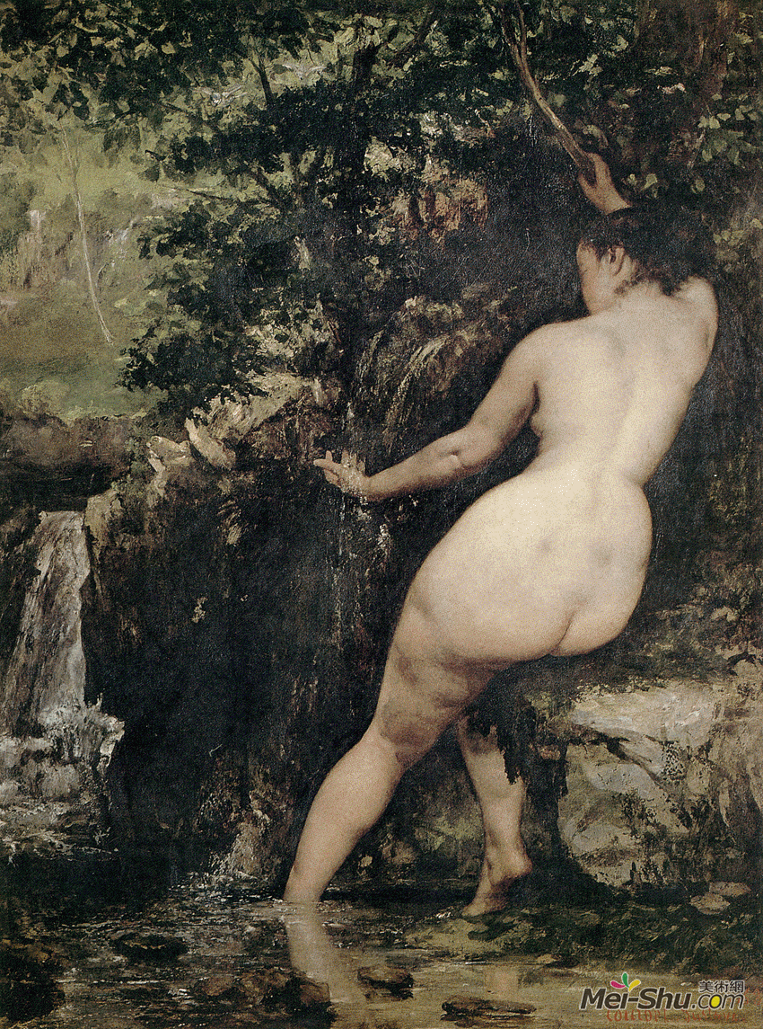 居斯塔夫·庫爾貝Gustave Courbet作品 源﹝The Source﹞
