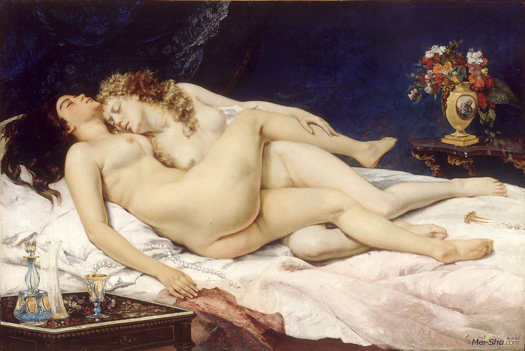 居斯塔夫·庫爾貝Gustave Courbet作品 睡眠