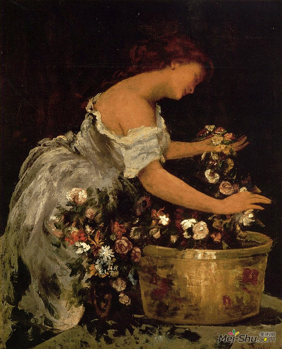 居斯塔夫·庫爾貝Gustave Courbet作品 花神