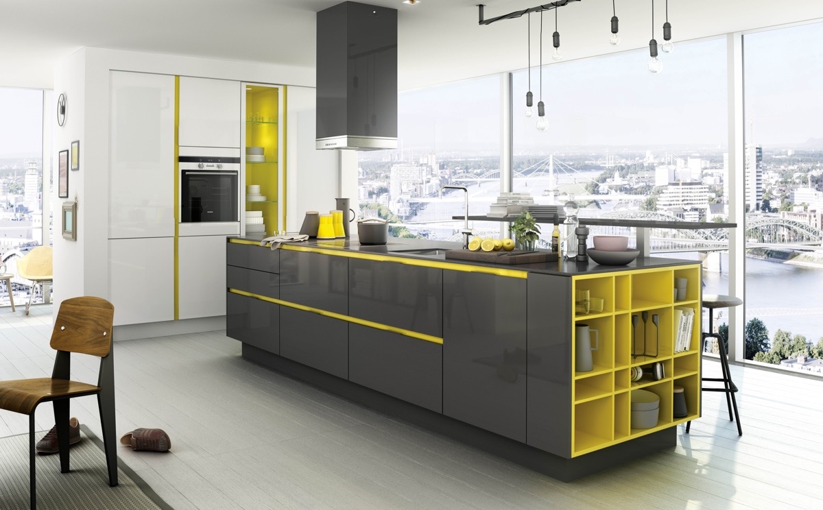 22个黄色主题厨房设计欣赏