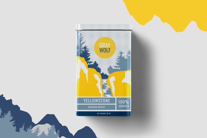 Gray Wolf咖啡概念包装设计