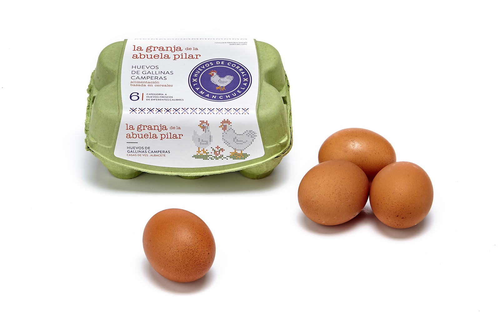 Granma Pilar's Farm鸡蛋包装设计