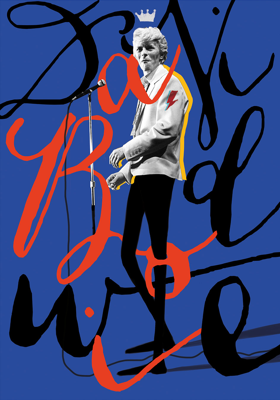 Selman Hosgör：纪念摇滚音乐家David Bowie海报设计
