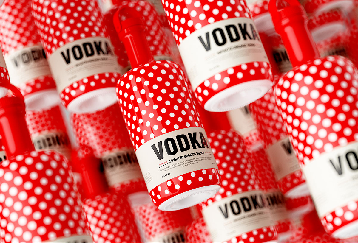 Vodka-dot伏特加包装设计