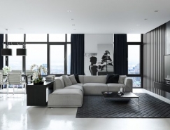 3个简约黑白风格搭配装修设计