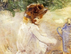 法國印象派女畫家Berthe Morisot油畫作品